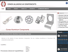 Tablet Screenshot of conexaluminium.com